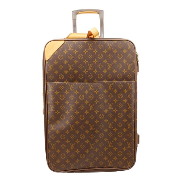 Louis Vuitton  Pegase 55 Monogram Canvas Business Suitcase Travel Bag Brown - Picture 1 of 16